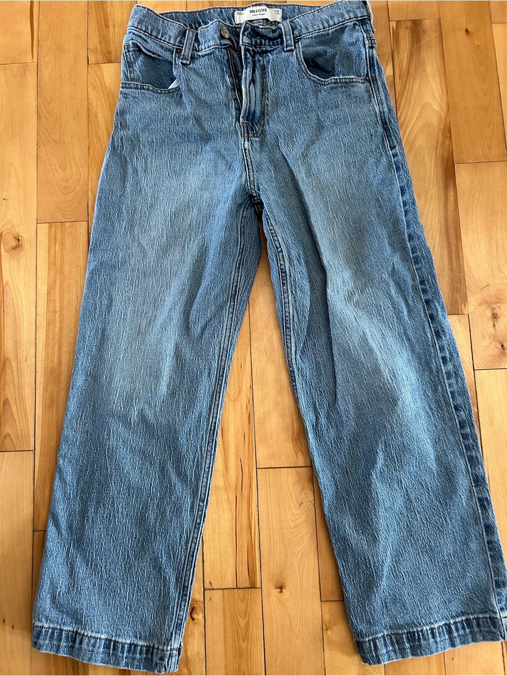 Hollister Men's baggy Light Blue Jeans